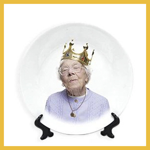 Фото на тарелке